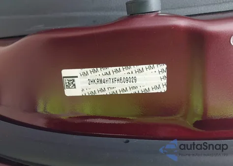 2015 Honda Cr-V Ex-L z USA, uszkodzony, nr VIN 2HKRM4H7XFH609029